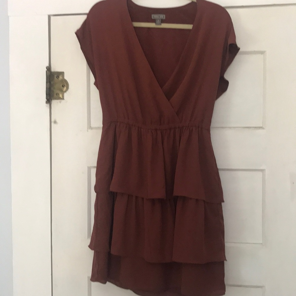 Point Sur by Jcrew mini ruffle dress sz 8